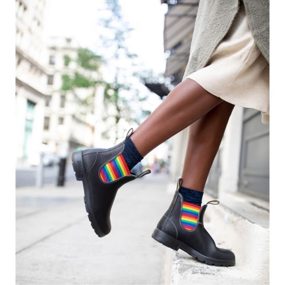 Blundstone 2105 Women’s Chelsea Ankle Boots - Rainbow Pride